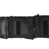 The PahaQue Wilderness Triple Gear Pouch Heavy Duty Gear Organizer for Trailers has three sections—one with a mesh top, two with solid tops—each secured by zipper or Velcro, shown empty and laid flat on a white background.