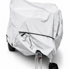 The Paha Que Custom Off Grid Trailer Covers provide premium weather protection for most OffGrid trailers, secured with straps and bungee cords, plus easy attachment of chains and a hitch lock at the front.