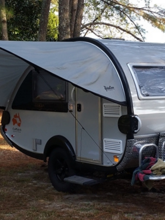 NuCamp TAB 320 Trailer Visor by Pahaque Outdoor Shade Accessory