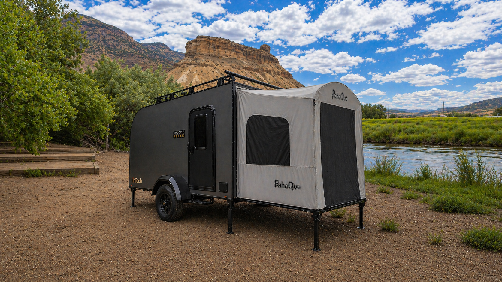 Custom Toy Hauler Patio Ramp Tent for Outdoor Use – PahaQue Wilderness