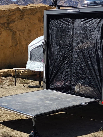 Toy Hauler Mesh Door/Solid Room Divider