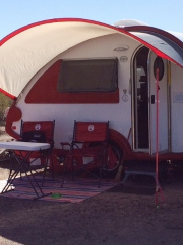 Ultimate Toys Trailer Visor Camping Accessory for Ultimate Toys Camper