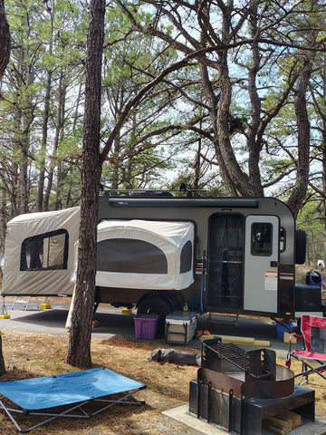 Custom Toy Hauler Patio Ramp Tent by PahaQue for Outdoor Adventures