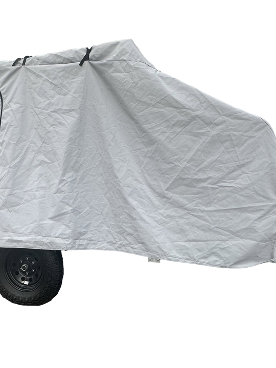 Campinawe Trailer Cover by PahaQue Heavy Duty MagnaTuff Fabric Weather Proof and Breathable Material
