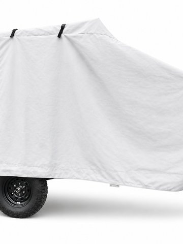 Campinawe Trailer Cover by PahaQue Heavy Duty MagnaTuff Fabric Weather Proof and Breathable Material