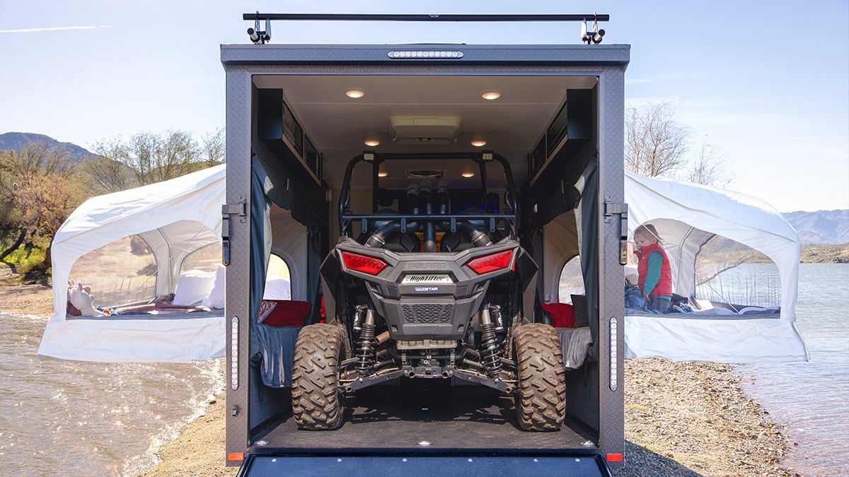 Toy Hauler Ramp Tent