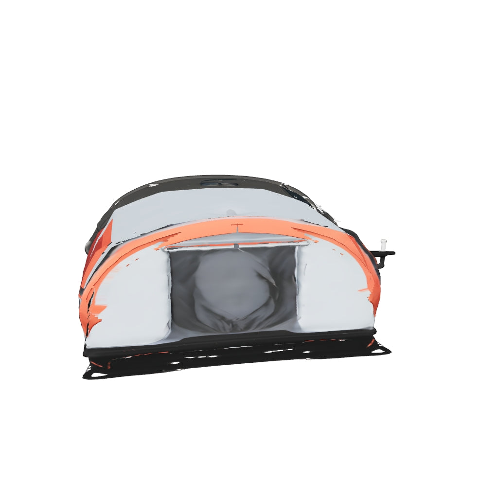 Little Guy Mini Max Side Tent - silver/black trim