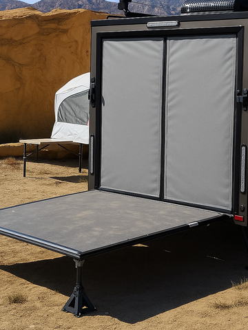 Toy Hauler Mesh Door/Solid Room Divider