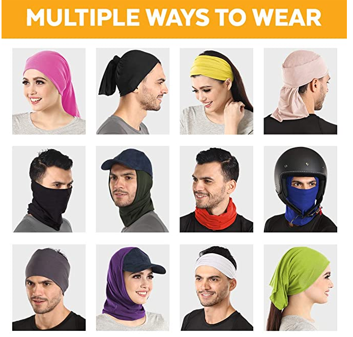 Neck Gaiter With Microban(R) and Cooling Effect Fabric - PahaQue Wilderness