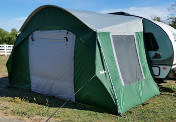 reda tent SILVER/FOREST GREEN TRIM